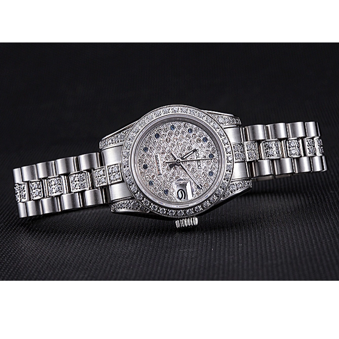 AAA replica watch Rolex Steel 622021 DateJust Dial Swiss Stainless Diamond 0601